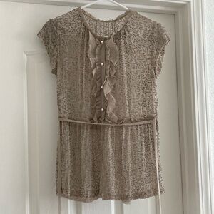 Megan Park beaded top